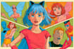 comic book illustration with comic book illustrator