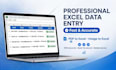 do data entry and pdf to excel conversion