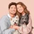 draw your pet and owner into a cartoon portrait