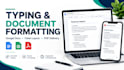 type and format your word or google docs documents