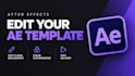 edit and customize after effects templates