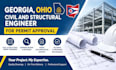 be georgia, ohio civil and structural engineer for permit approval