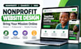 develop nonprofit website, charity website, with a donation system