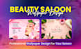 design beauty salon wallpaper