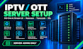 setup professional iptv server, drm script, restream server, xui one, xtream ui