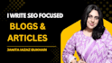 write SEO optimized content to rank high on google