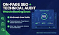do on page optimization and technical audit for website ranking