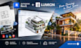 create 3d revit bim model and lumion rendering