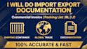 write professional business letters and shipping documents