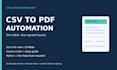 automate your CSV data into PDF documents with a python script