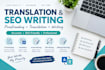 do proofreading, translation and editing
