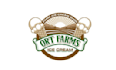 make modern farm ice cream shop logo