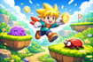 develop 2d HTML5 games using phaser js with custom gameplay mechanics and ui
