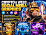 design crypto and web3 social media graphics