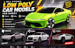 create low poly car models for roblox unity and unreal