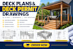 draft deck plans, deck permit drawings and blueprints