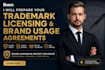 prepare your copyright licensing and intellectual property assignment agreements