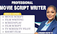 do film writing  script writer, screenwriting movie script writing