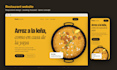 design a restaurant website with SEO and conversion copywriting