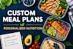 be your nutrition consultant and create customized meal plan