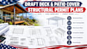 draft deck and patio cover structural permit plans