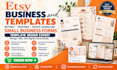 design editable etsy small business templates and printable forms