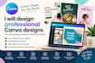 create professional canva graphic designs