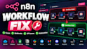 fix n8n workflow errors, webhooks and API issues