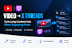 repurpose youtube and podcasts into engaging x threads