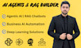 build ai agents, rag chatbots and ai automation