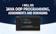 write and debugging  java programs and oops programs