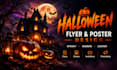 Design modern spookly halloween party event flyer poster by Stacyeditor ...