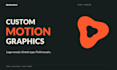 create custom motion graphics and logo animations