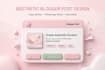 design aesthetic blogger post design