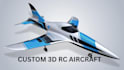 design 3d printable rc planes, uav drones and vtol aircraft