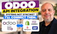 build custom odoo API integrations and data synchronization