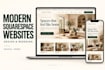 design or redesign a modern squarespace website