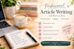 write engaging articles and blog posts
