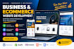 create ecommerce website, business website