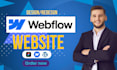 create a responsive webflow landing page