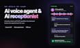 build an ai voice agent and ai receptionist