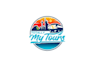 design tour travel company logo