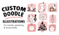create custom doodle illustrations and clipart