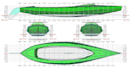 create boat hull  lines plan from sketch and dimension