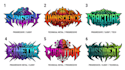 design progressive metal, djent and technical metal logo