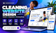 do cleaning service website cleaning booking website wordpress business website