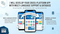 create a smart multi language flutter app with database