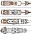 create yacht deck plan and cabin layout drawing