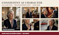 design a consistent ai influencer character and asset pack