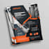 design professional, modern flyer, digital and print
